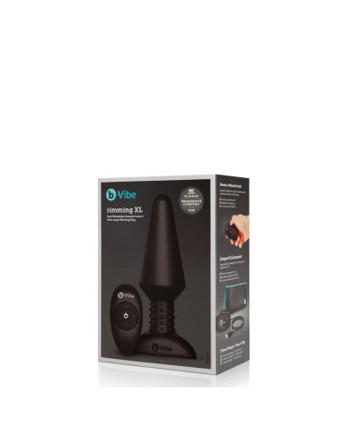 Plug Anale B-Vibe Rimming Nero XL Plug Anale B-Vibe Rimming Nero XL