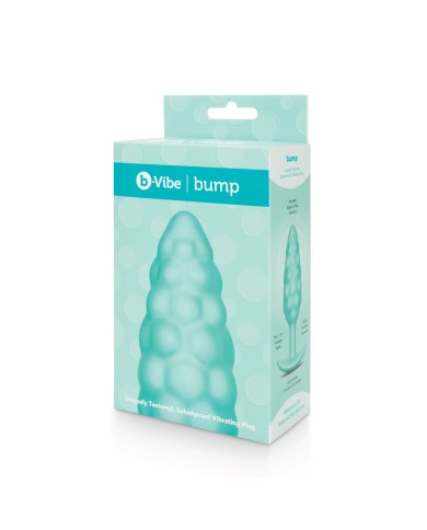 Butt Plug Vibrante B-Vibe Bump Texture Verde Butt Plug Vibrante B-Vibe Bump Texture Verde