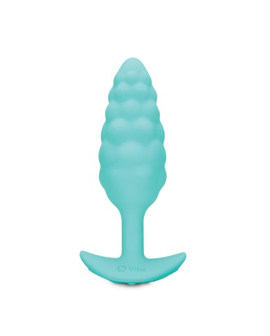 Butt Plug Vibrante B-Vibe Bump Texture Verde Butt Plug Vibrante B-Vibe Bump Texture Verde