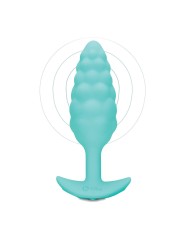 Butt Plug Vibrante B-Vibe Bump Texture Verde