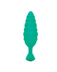 Butt Plug Vibrante B-Vibe Twist Texture Verde