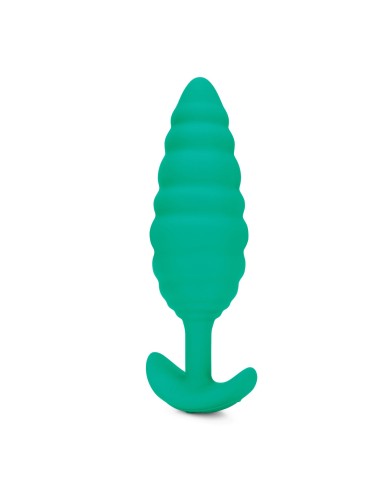 Butt Plug Vibrante B-Vibe Twist Texture Verde Butt Plug Vibrante B-Vibe Twist Texture Verde