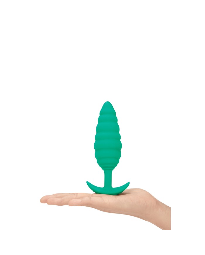 Butt Plug Vibrante B-Vibe Twist Texture Verde