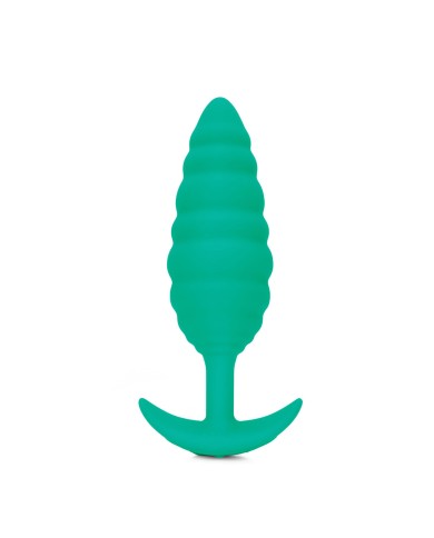 Butt Plug Vibrante B-Vibe Twist Texture Verde Butt Plug Vibrante B-Vibe Twist Texture Verde