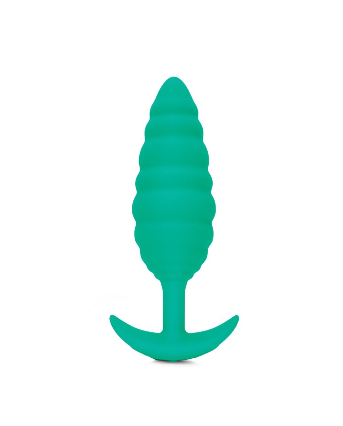 Butt Plug Vibrante B-Vibe Twist Texture Verde