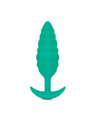 Butt Plug Vibrante B-Vibe Twist Texture Verde