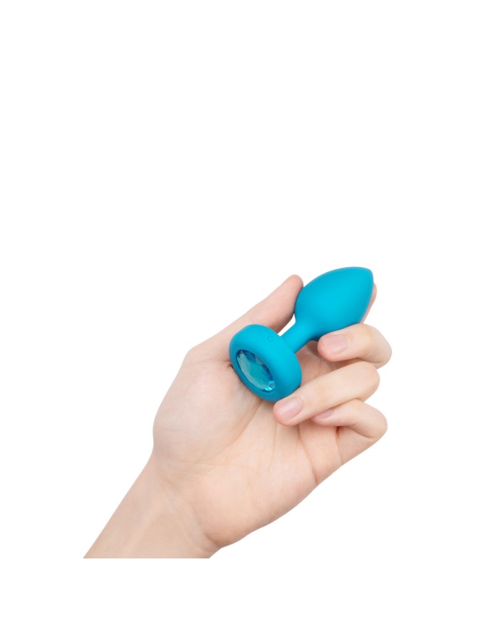 Plug Anale B-Vibe Vibrating Jewel Azzurro S/M Plug Anale B-Vibe Vibrating Jewel Azzurro S/M