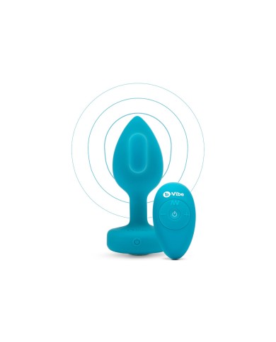 Plug Anale B-Vibe Vibrating Jewel Azzurro S/M