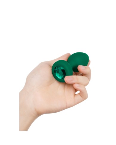 Plug Anale B-Vibe Vibrating Jewel Verde M/L