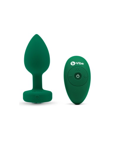 Plug Anale B-Vibe Vibrating Jewel Verde M/L
