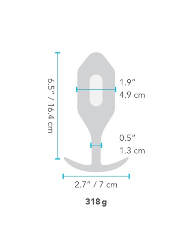 Plug Anale B-Vibe Vibrating XXL Black