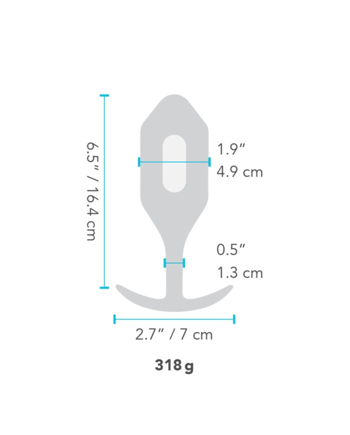 Plug Anale B-Vibe Vibrating XXL Black Plug Anale B-Vibe Vibrating XXL Black