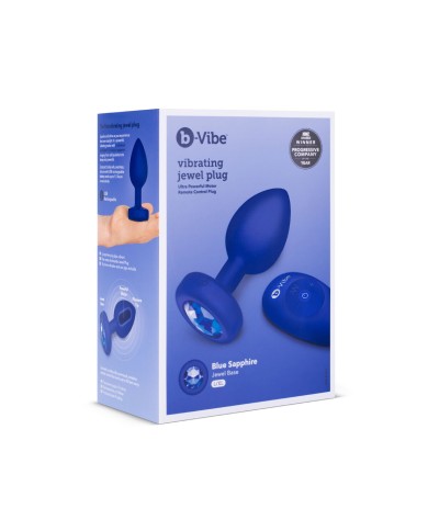 Vibratore B-Vibe Vibrating Jewel Azzurro Blu Marino L/XL Vibratore B-Vibe Vibrating Jewel Azzurro Blu Marino L/XL