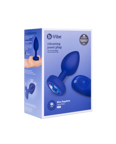 Vibratore B-Vibe Vibrating Jewel Azzurro Blu Marino L/XL Vibratore B-Vibe Vibrating Jewel Azzurro Blu Marino L/XL
