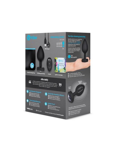 Vibratore B-Vibe Vibrating Jewel Nero XXL