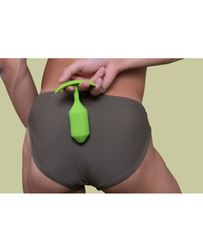 Plug Anale B-Vibe 3 Verde Lime