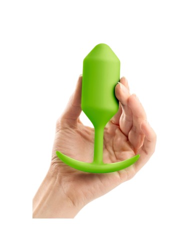 Plug Anale B-Vibe 3 Verde Lime Plug Anale B-Vibe 3 Verde Lime