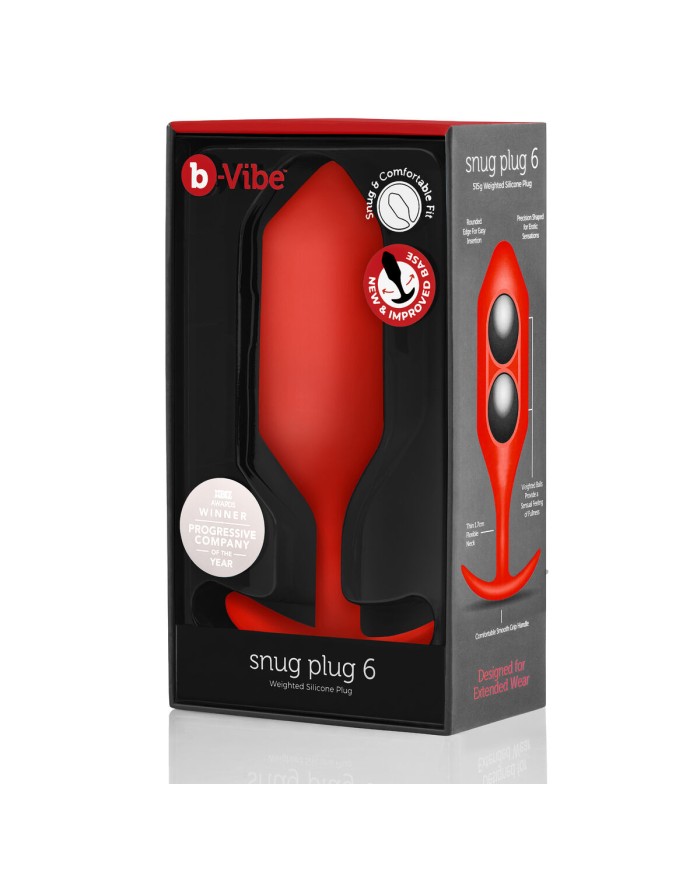 Plug Anale B-Vibe 6 Rosso