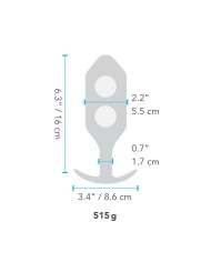 Plug Anale B-Vibe 6 Rosso