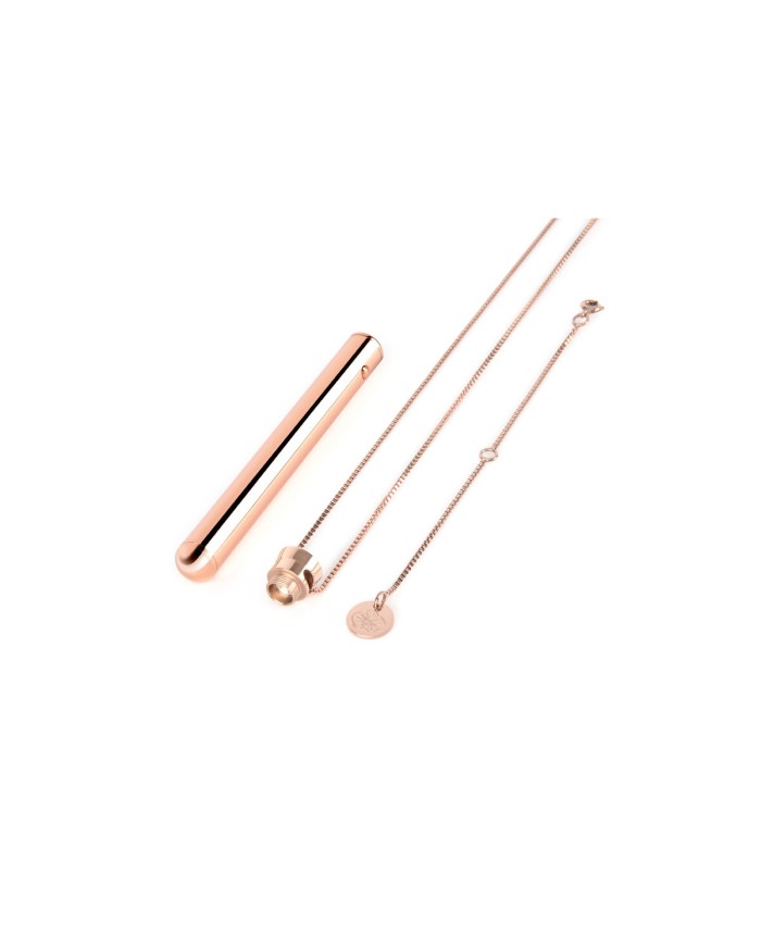 Vibratore Mini Le Wand Necklace Ciondolo Oro Rosa Vibratore Mini Le Wand Necklace Ciondolo Oro Rosa
