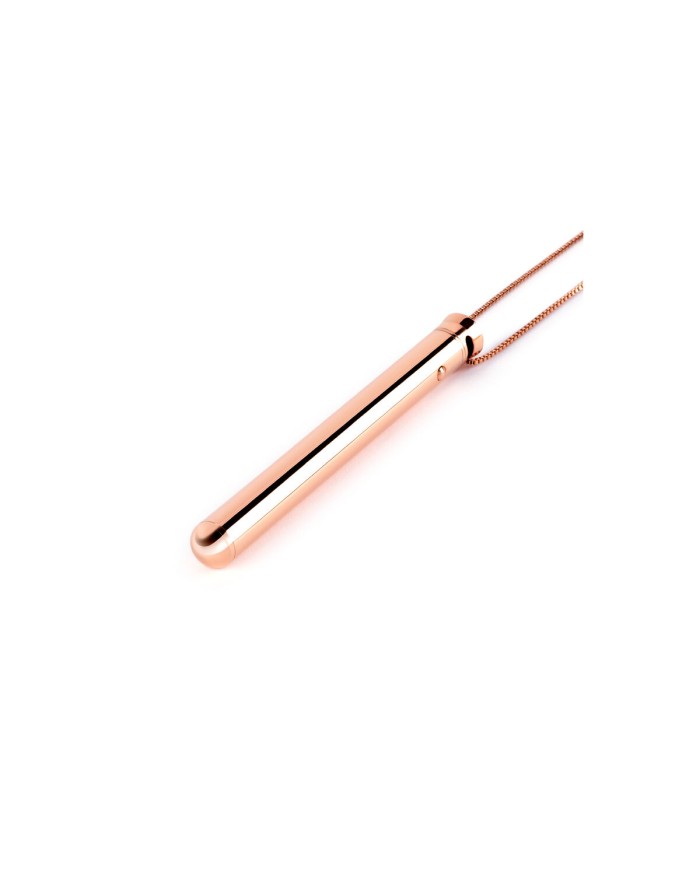 Vibratore Mini Le Wand Necklace Ciondolo Oro Rosa Vibratore Mini Le Wand Necklace Ciondolo Oro Rosa