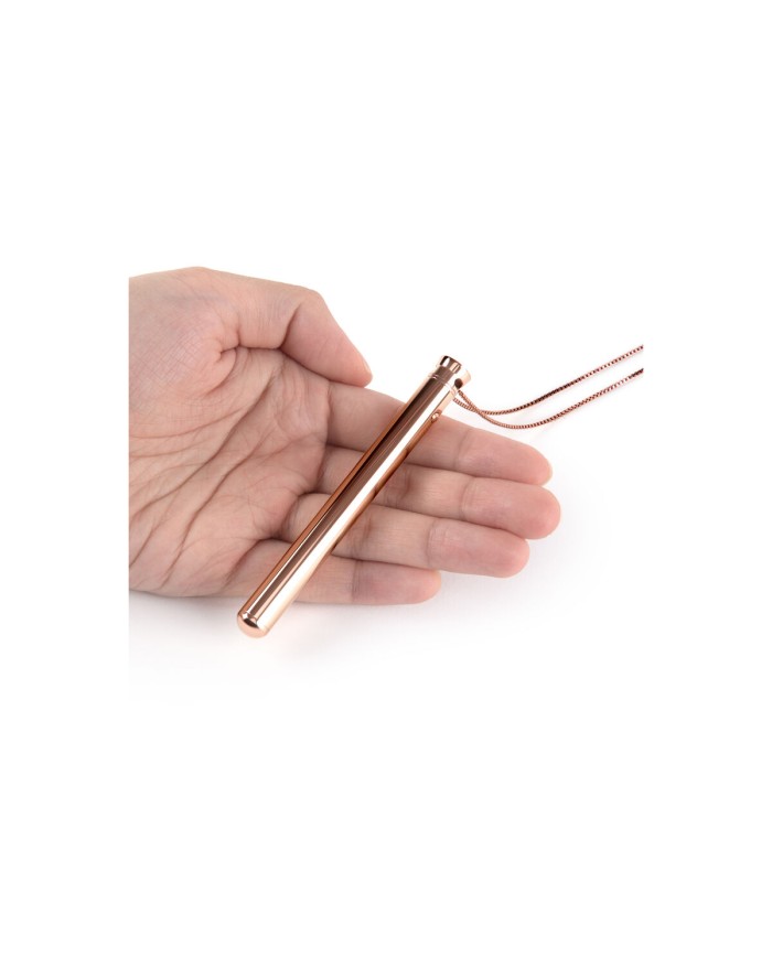 Vibratore Mini Le Wand Necklace Ciondolo Oro Rosa Vibratore Mini Le Wand Necklace Ciondolo Oro Rosa