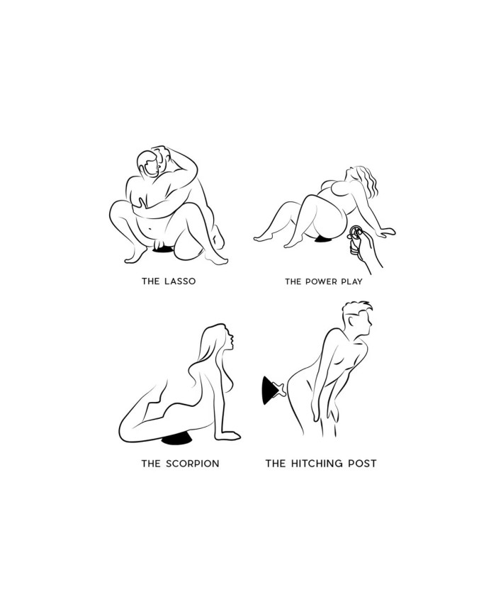 Vibratore The Cowgirl Cone Nero