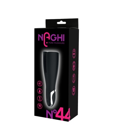 Cover per pene Naghi Nero Ø 6,5 cm Cover per pene Naghi Nero Ø 6,5 cm