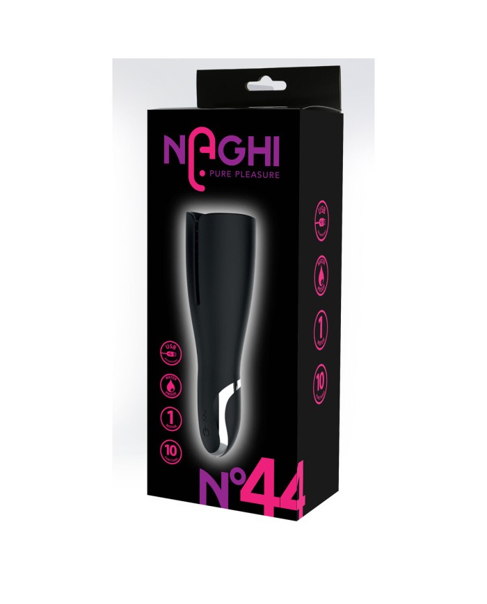Cover per pene Naghi Nero Ø 6,5 cm Cover per pene Naghi Nero Ø 6,5 cm