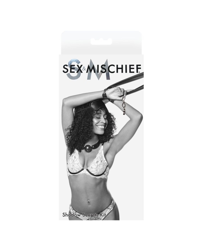 Kit Piacere Grande Sportsheets Sex & Mischief Shadow Secrets 3 Pezzi