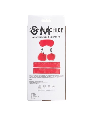 Kit Piacere Grande Sportsheets Beginner 3 Pezzi Kit Piacere Grande Sportsheets Beginner 3 Pezzi