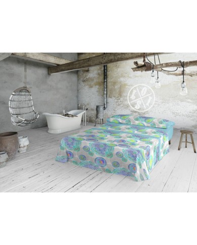 Set di Lenzuola Lois ALBANY Azzurro Osimano