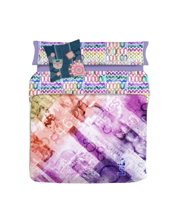Set di copripiumino Lois JASON P. Malva Singolo 150 x 230 cm 3 Pezzi