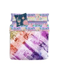 Set di copripiumino Lois FESTIVAL P. Malva Singolo 150 x 230 cm 3 Pezzi