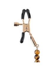 Catena di Morsetti per Capezzoli Sportsheets Amber Beaded