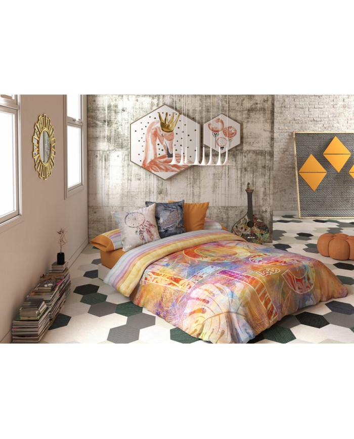 Set di copripiumino Lois CORSO P. Arancio Singolo 150 x 230 cm 3 Pezzi