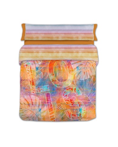 Set di copripiumino Lois CORSO P. Arancio Singolo 150 x 230 cm 3 Pezzi