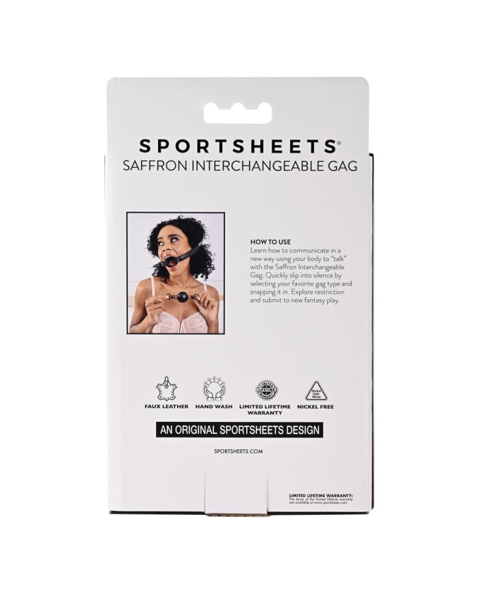 Solid Ball Gag Sportsheets Interchangeable Solid Ball Gag Sportsheets Interchangeable