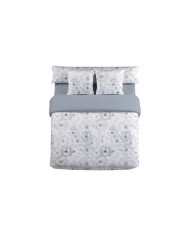 Set di copripiumino Pierre Cardin JEWEL Azzurro Matrimoniale 3 Pezzi