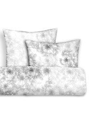 Set di copripiumino Pierre Cardin JEWEL Grigio Ala francese 3 Pezzi