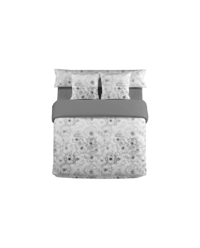 Set di copripiumino Pierre Cardin JEWEL Grigio Matrimoniale 3 Pezzi