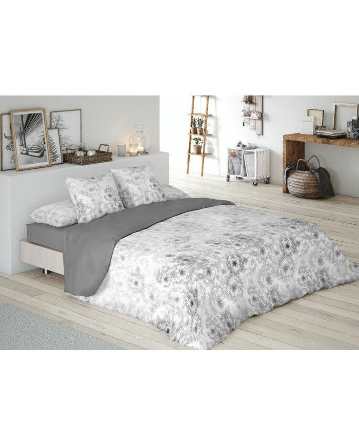 Set di copripiumino Pierre Cardin JEWEL Grigio Matrimoniale 3 Pezzi