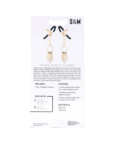 Pinze per Capezzoli Sportsheets Sex and Mischief Pinze per Capezzoli Sportsheets Sex and Mischief