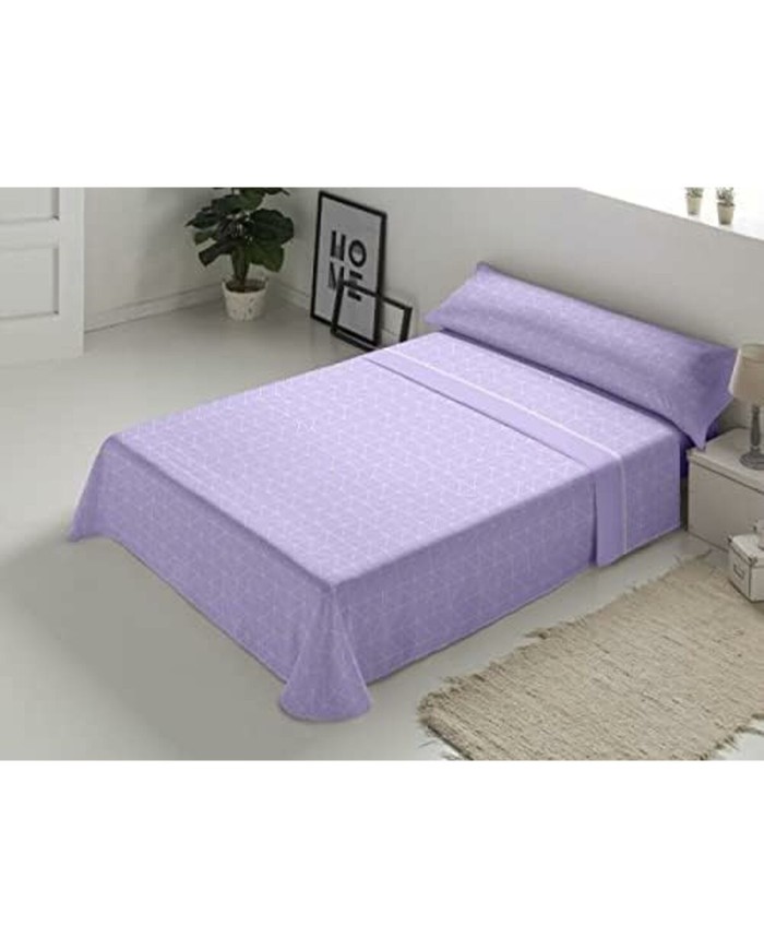 Set di Lenzuola D'Or ANKARA Malva Singolo Franela Set di Lenzuola D'Or ANKARA Malva Singolo Franela