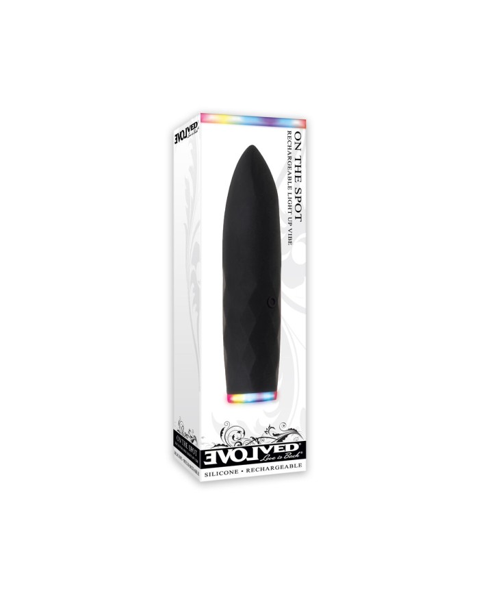 Mini Vibratore Evolved On the Spot Nero Mini Vibratore Evolved On the Spot Nero