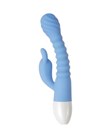 Vibratore per il Punto-G Evolved Bunny Azzurro Vibratore per il Punto-G Evolved Bunny Azzurro