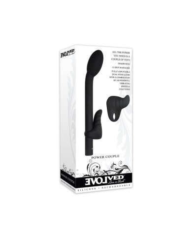 Vibratore per il Punto-G Evolved Nero Vibratore per il Punto-G Evolved Nero