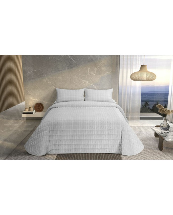 Trapunta Pierre Cardin ONDAS Bianco Ala francese (3 Pezzi) Trapunta Pierre Cardin ONDAS Bianco Ala francese (3 Pezzi)