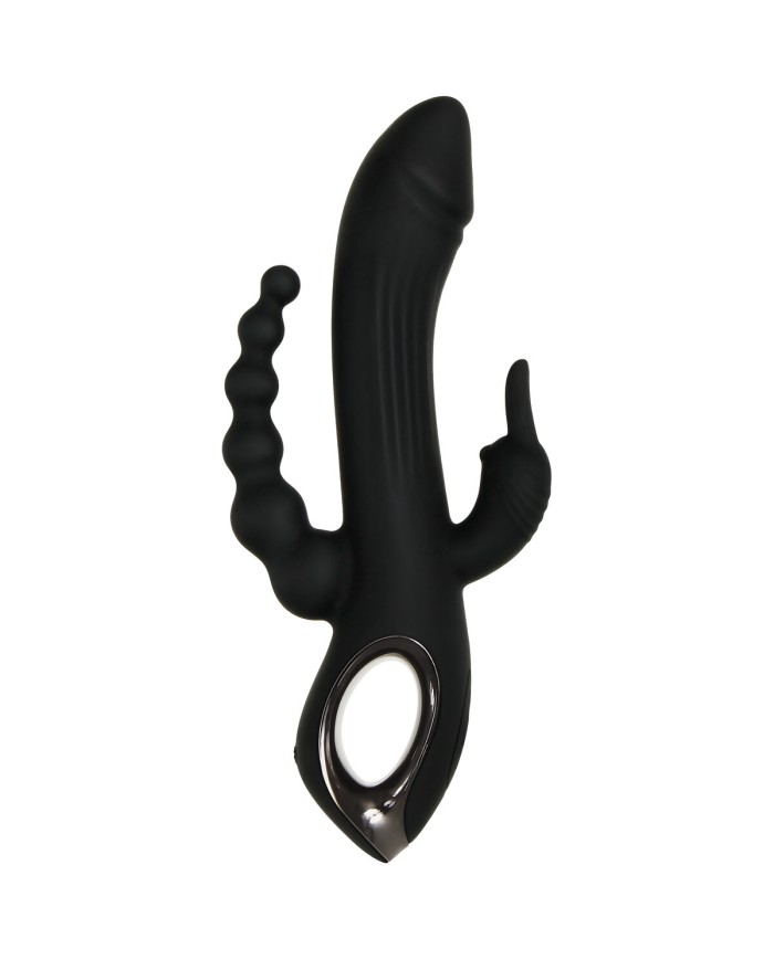 Masturbatore Doppia Penetrazione Evolved Trifecta Nero Masturbatore Doppia Penetrazione Evolved Trifecta Nero