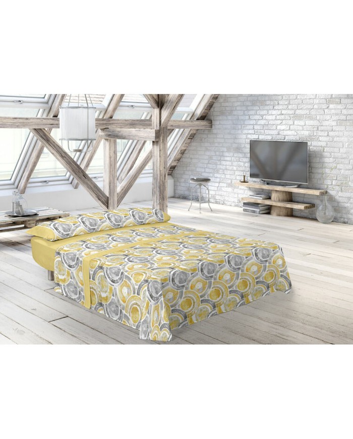Set di Lenzuola Pierre Cardin ABDON Giallo Osimano Set di Lenzuola Pierre Cardin ABDON Giallo Osimano